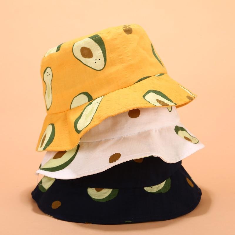 avocado print bucket hat