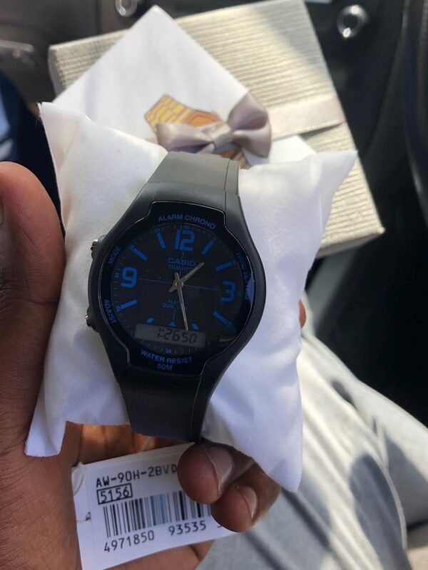 Casio Aw-90h- 2bv Analog – digital watch