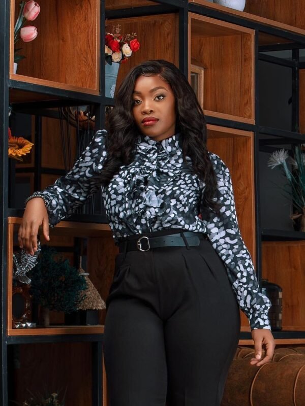 Black & White Blouse