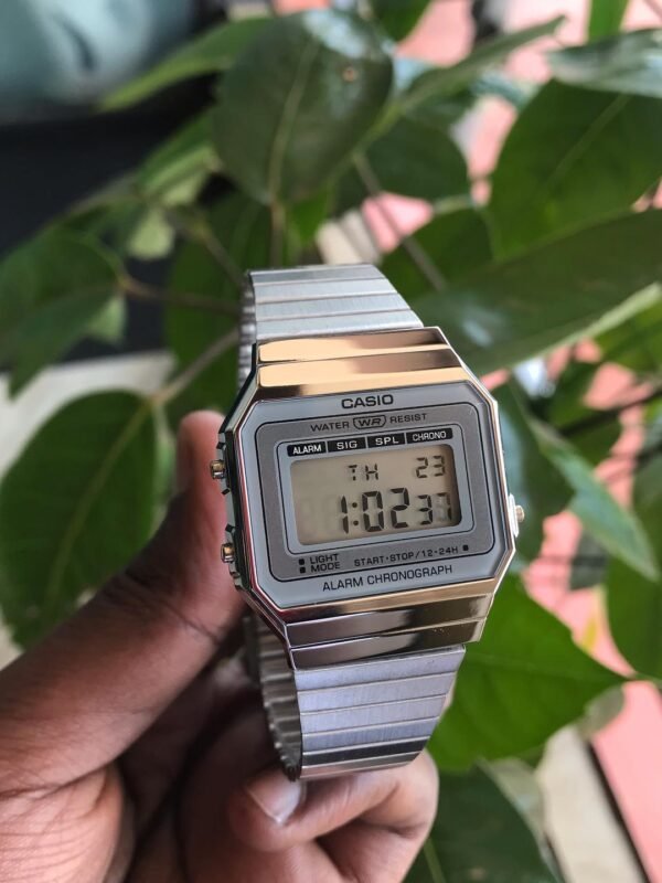 Stainless steel watch