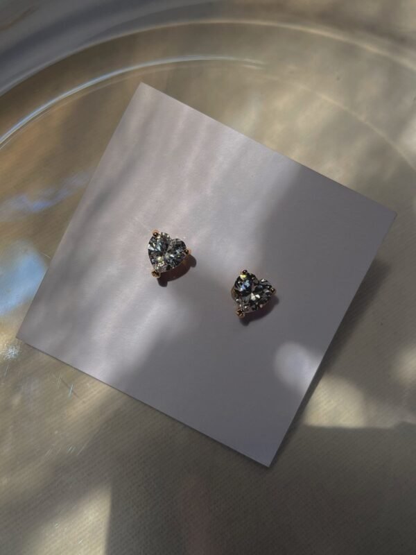 Crystal heart Earrings