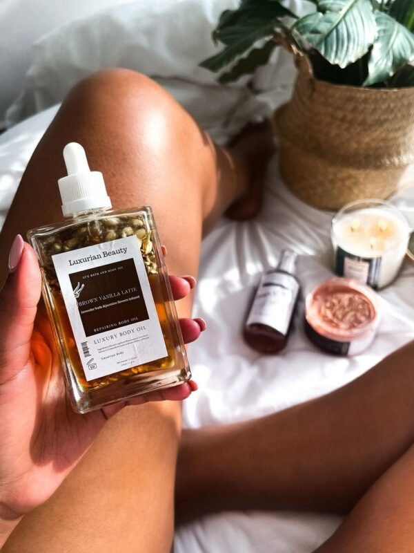 Brown Vanilla latte body oil