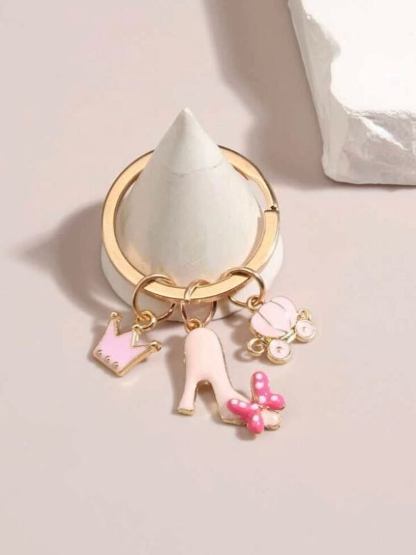 Crown Charm Keychain