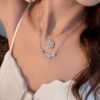 clover opening necklace