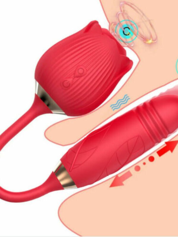 Rose Vibrator With Thristing