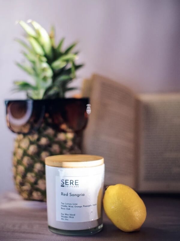 Red sangria candle scent