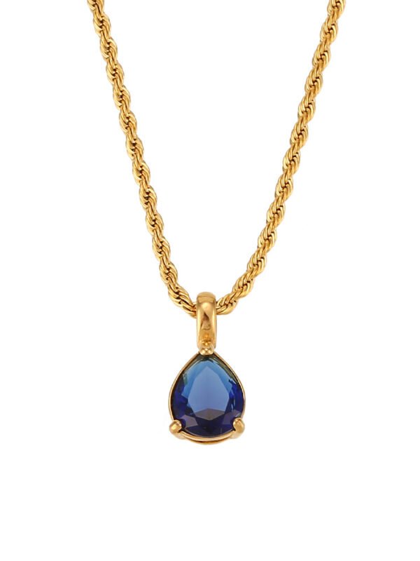 CHAMPAGNE SKY 18k gold plated Necklace