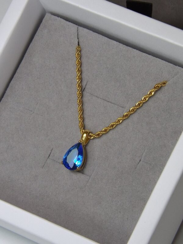CHAMPAGNE SKY 18k gold plated Necklace