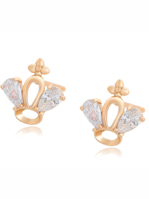 ROYAL CRYSTAL 18k gold plated Earrings