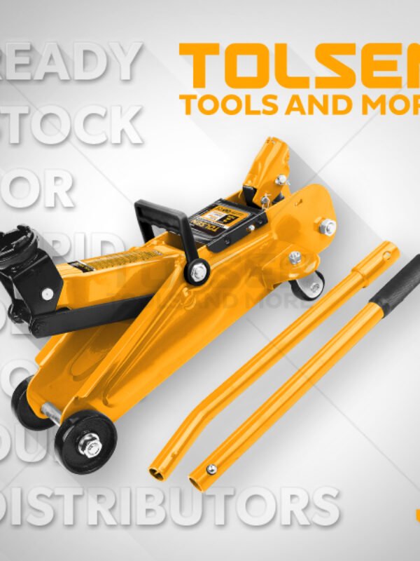 TOLSEN: INDUSTRIAL HYDRAULIC TROLLEY JACK 3 TONS