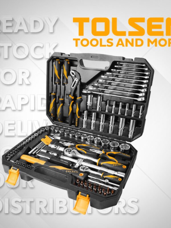 Tolsen 116 PCS Socket and Tool Set