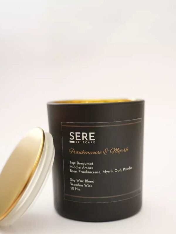 Frankincense & Myrrh scented candles