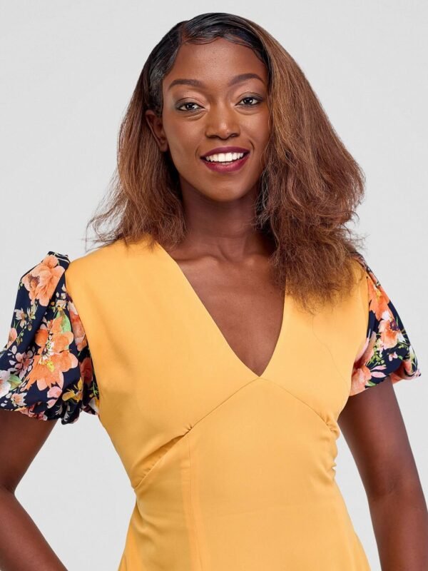 Joana Mustard Dress