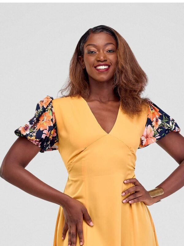 Joana Mustard Dress