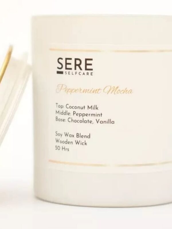 Peppermint Mocha scented candle