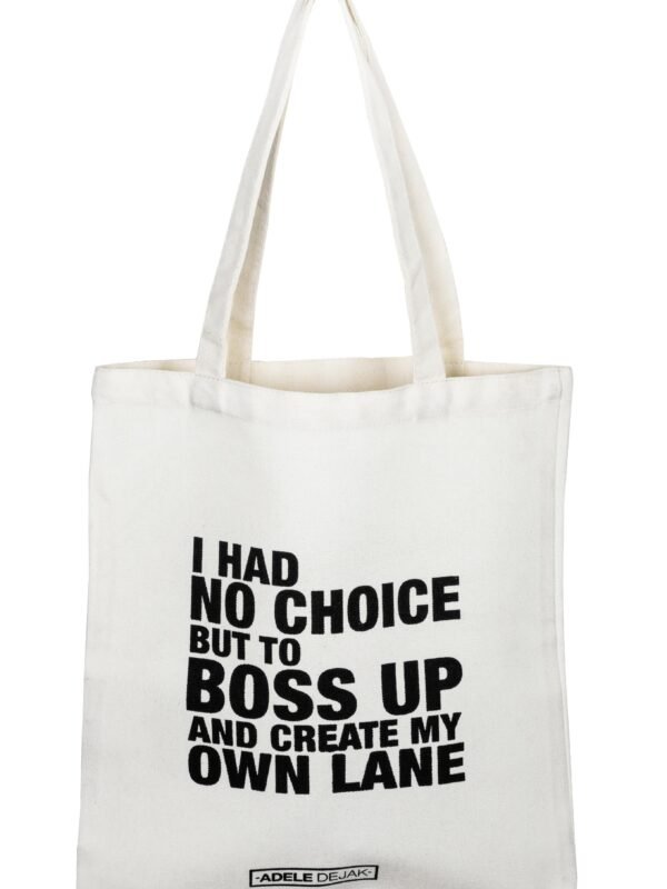 AFRO-BOSS UP CANVAS TOTE BAG