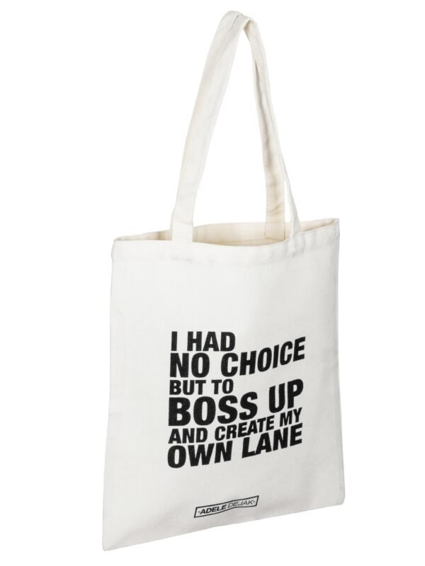 AFRO-BOSS UP CANVAS TOTE BAG