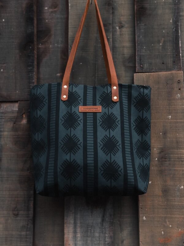 Black Canvas Black Kichana Print