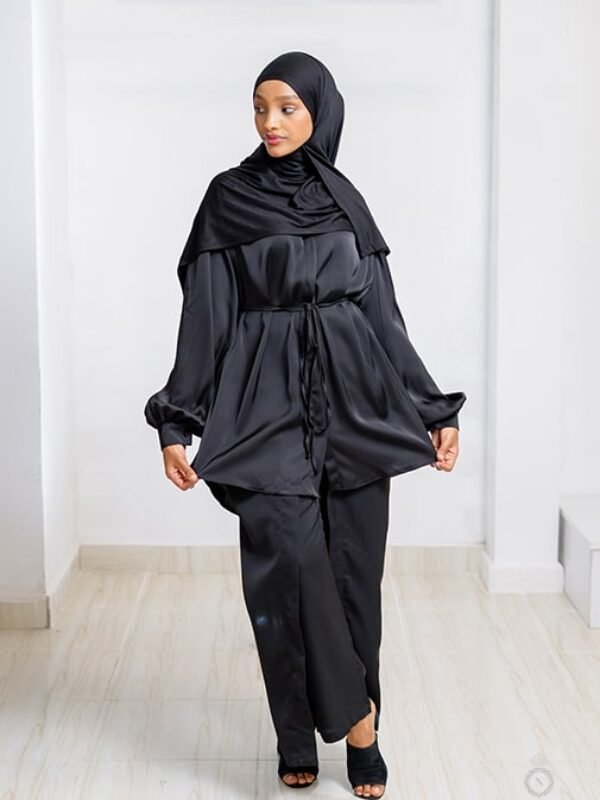 SILK WOMEN’S BLOUSE – BLACK