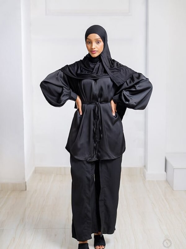 SILK WOMEN’S BLOUSE – BLACK