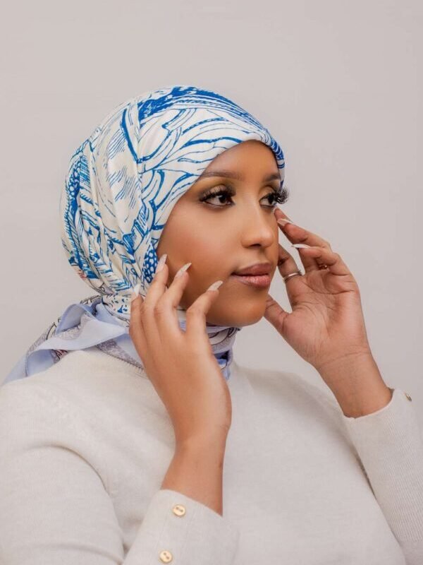 LIGHT BLUE ITALY HIJAB