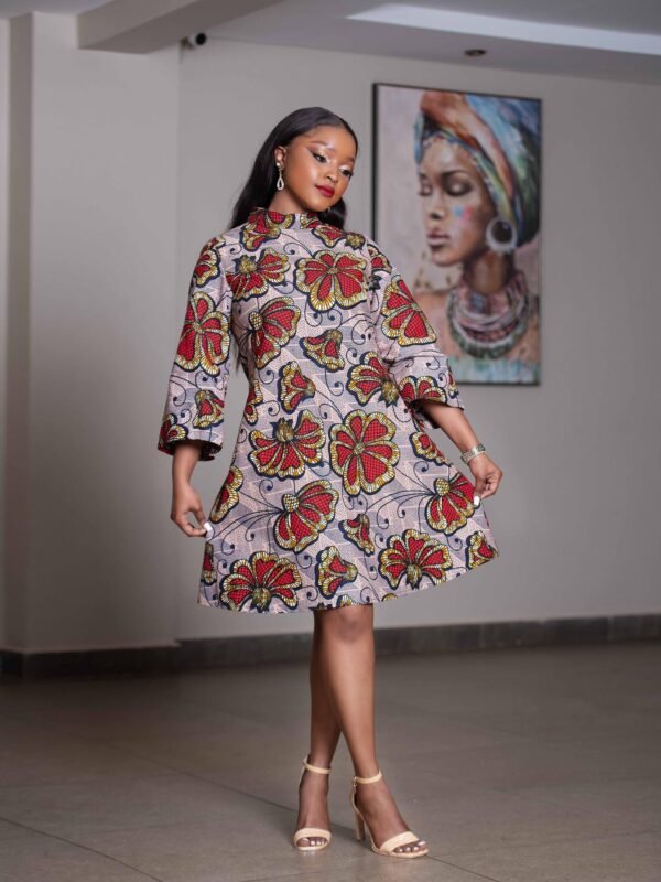 CHINESE COLLAR DRESS