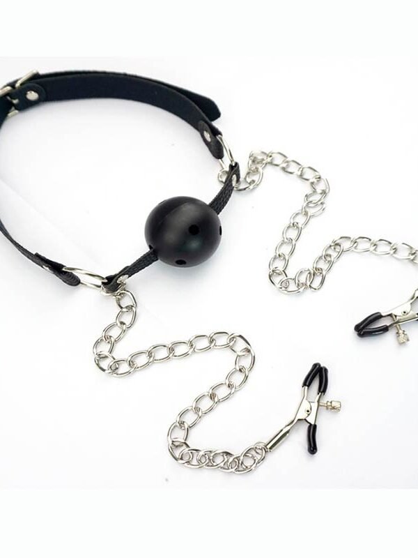 Mouth Gag and Nipple Clamps