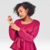 Hulya Top in Burgundy - Image 3