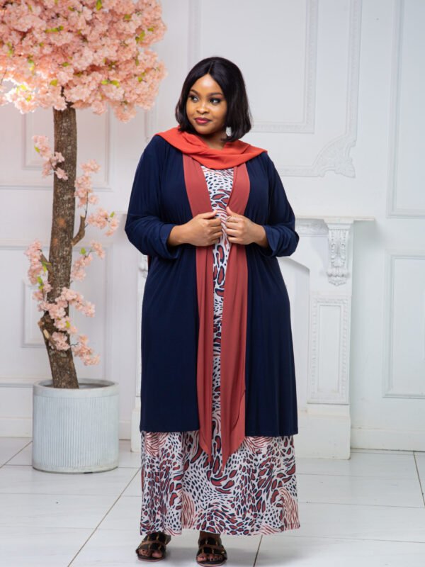 2 PIECE MODEST GIRAFFE DRESS